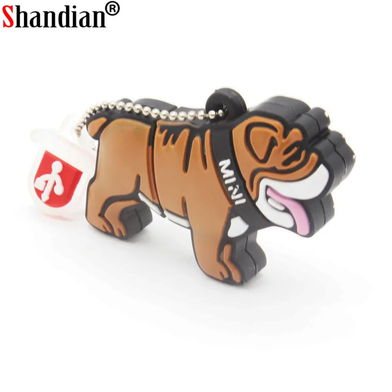 SHANDIANขายส่งUSB Stick Usb 2.0 Pug USBแฟลชไดรฟ์ไดรฟ์ปากกา4GB 8GB 16GB 32GB 64GB Memory Stick Pendrive U Dis