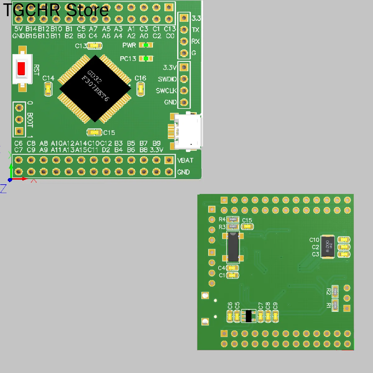 GD32F307RET6 Core Board แทนที่ STM32 MCU F103 Super Rct6 ระบบ Ret6 Development Board M4