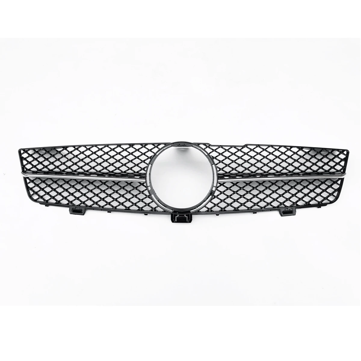 Front Grille Grill For Mercedes Benz W219 CLS CLASS 2009-2011 CLS350 CLS500 CLS550 CLS600 Black/Silver Upper Bumper Hood Mesh