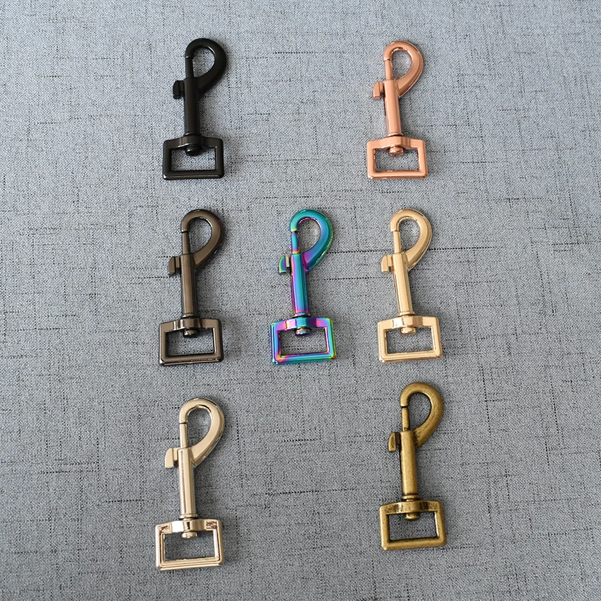 1 Pcs/Lot 20mm Metal Safety Strong Clips Lobster Clasp Dog Leash Carabiner Snap Hook DIY Key Chain Bag  20mmqb