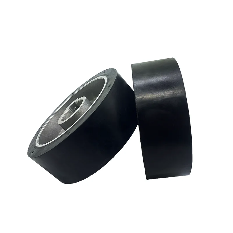 المطاط عجلة تغذية الأسطوانة للنجارة ، آلة استواء الخرسانة ، مادة ممتازة ، 4 Sider ، 140x35x50 مللي متر ، 1 قطعة