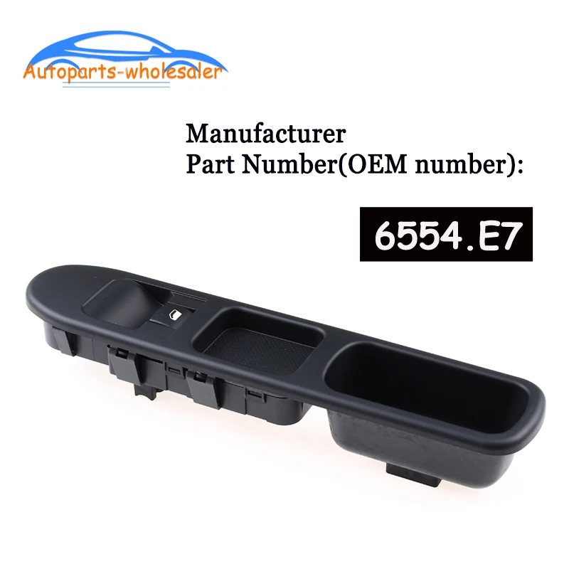 Car accessories 6554.E7 6554E7 For Peugeot 307 SW CC 307SW 307CC Passenger Side Control Window Switch