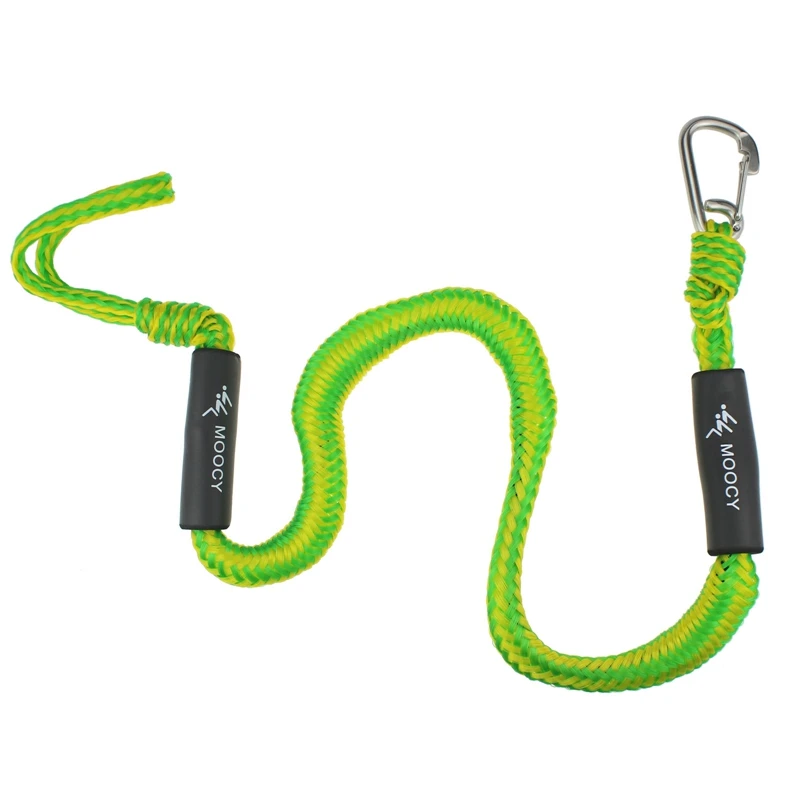 Moocy-Boat Bungee Dock Line com gancho, corda de amarração, acessórios para barcos, pontão Jet Ski, SeaDoo WaveRunner Kayak, 2 Pack