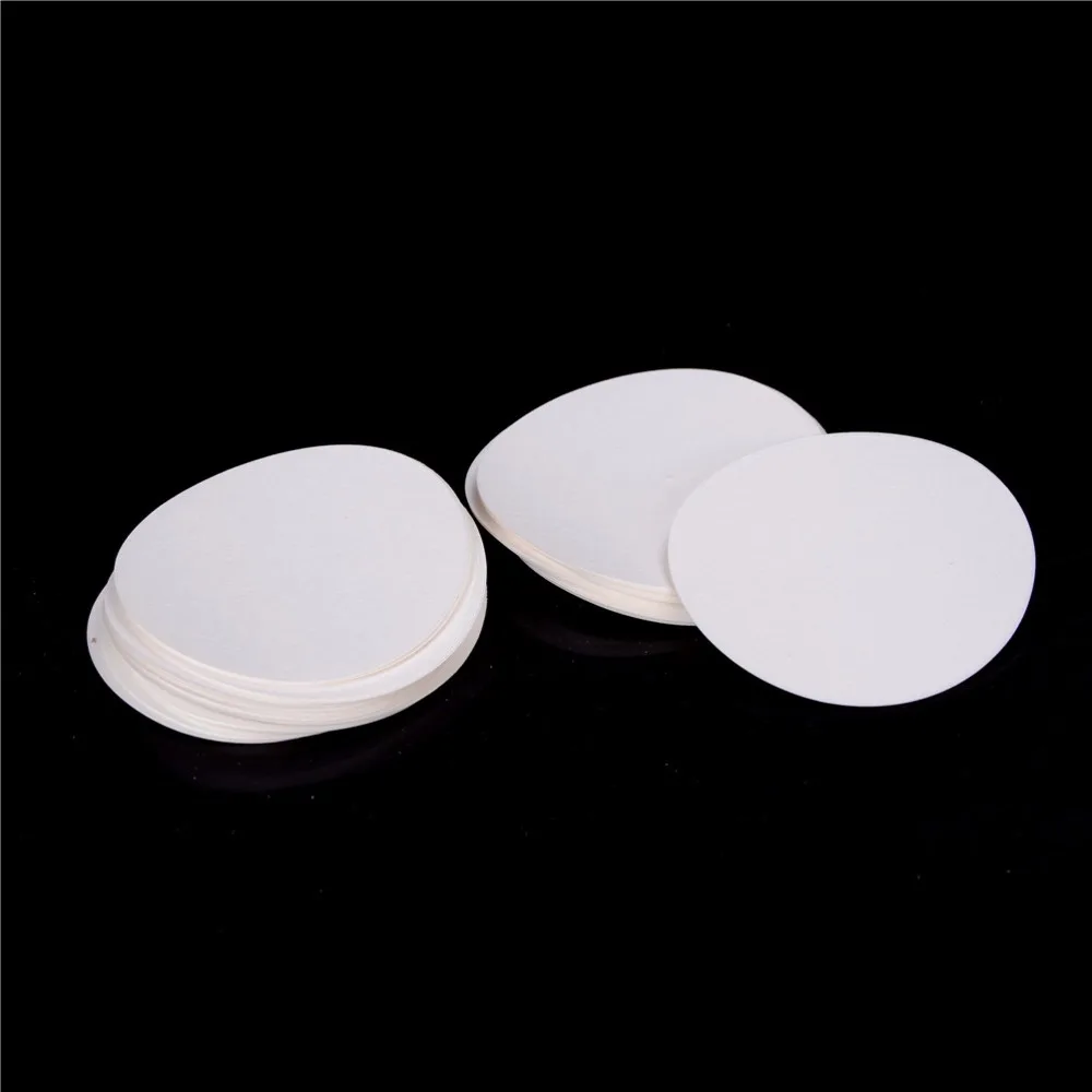 100Pcs/bag 9cm Round Filter Paper Qualitative Filter Paper Medium Speed Funnel Filter Paper Laboratory Supplies