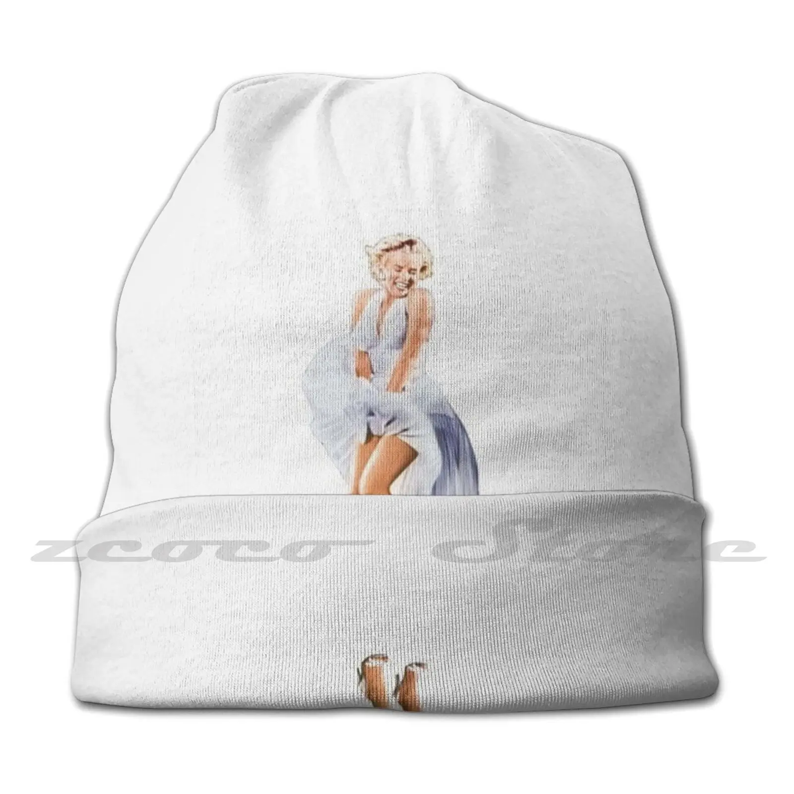 Marilyn Monroe Knit Hat Elastic Soft Personalized Pattern Present Cap Marilyn Monroe Marilyn Monroe Marilyn Marilyn Monroe