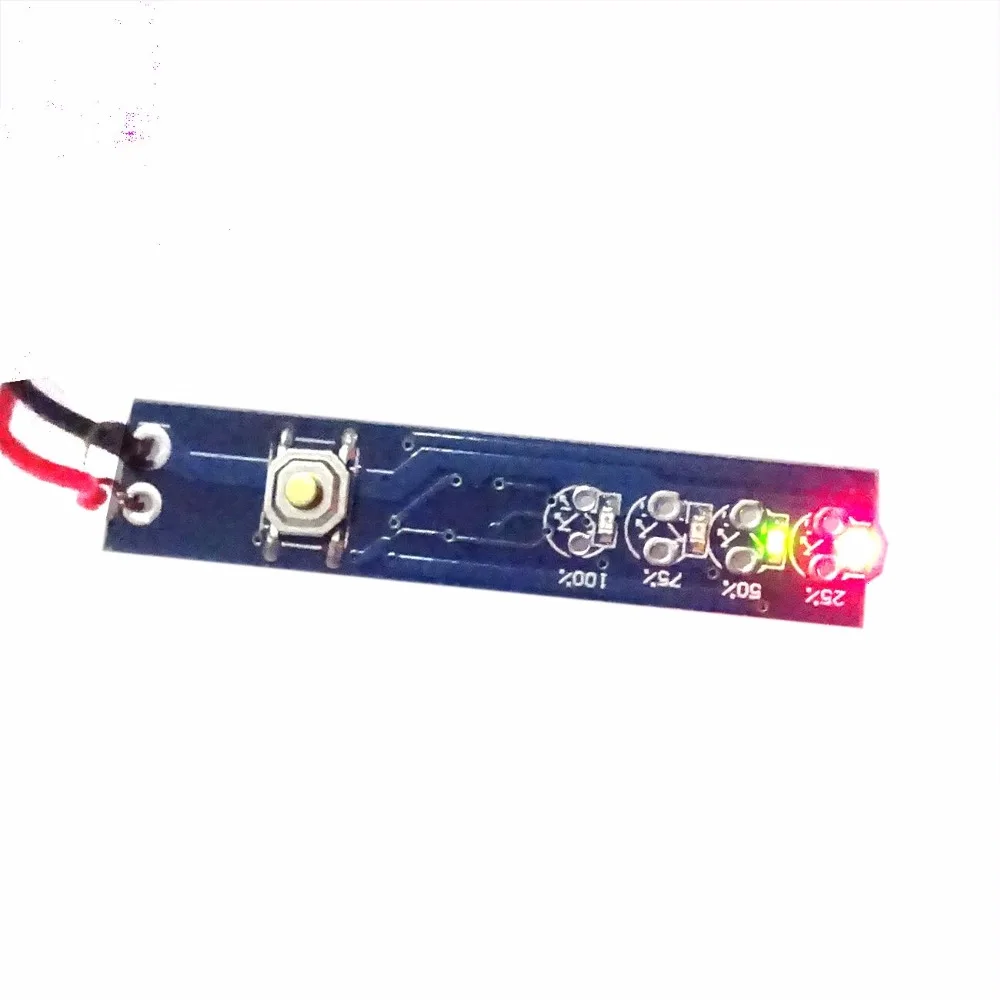 LTRIG custom 1Pcs 1S 2S 3S 4S 18650 Battery Power Indicator 3.7V-16.8V Power Indicator Panel Polymer Power Display