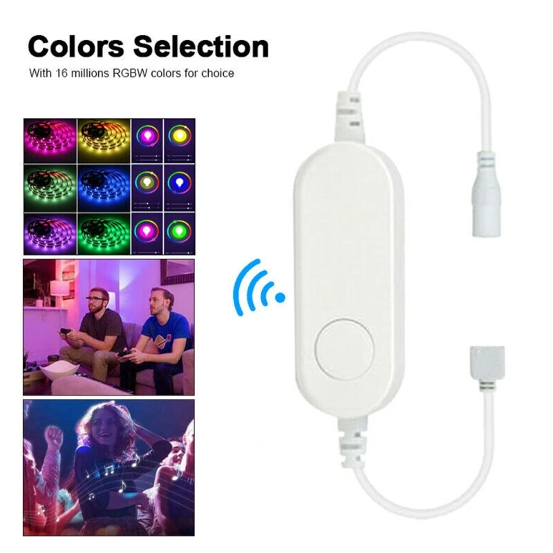 Tuya Zigbee DC5V 12V 24V 5050 RGB/RGBW/RGBCW/CCT/Dimmer akıllı LED şerit denetleyici APP/ses kontrolü yankı artı/SmartThings