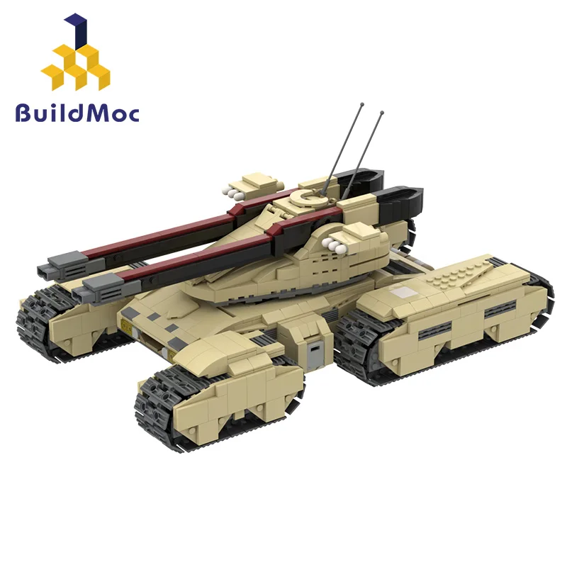 Game Brick Tank Model Building Blocks High-tech Army Soldier Toys Birthday Boy Gift MK-3 M1A2 Abrams Tank with Interior