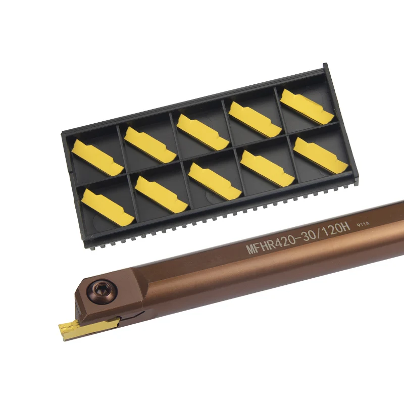 Carbide Insert Internal Turning Tool Spring Steel End Face Cutting Groove Arbor Lathe Cutter Bar Mgmn200 300 e 400 Mfhr216 Mfhr320 425