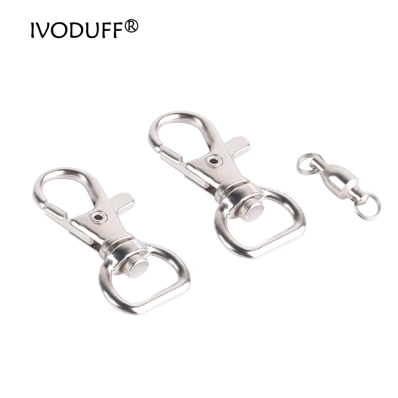 1 Pc โลหะ Hook Lobster Clasps ฤดูใบไม้ผลิส้นแบนคลิปประตูหัตถกรรมเครื่องหนังสายคล้องกระเป๋าสายรัด