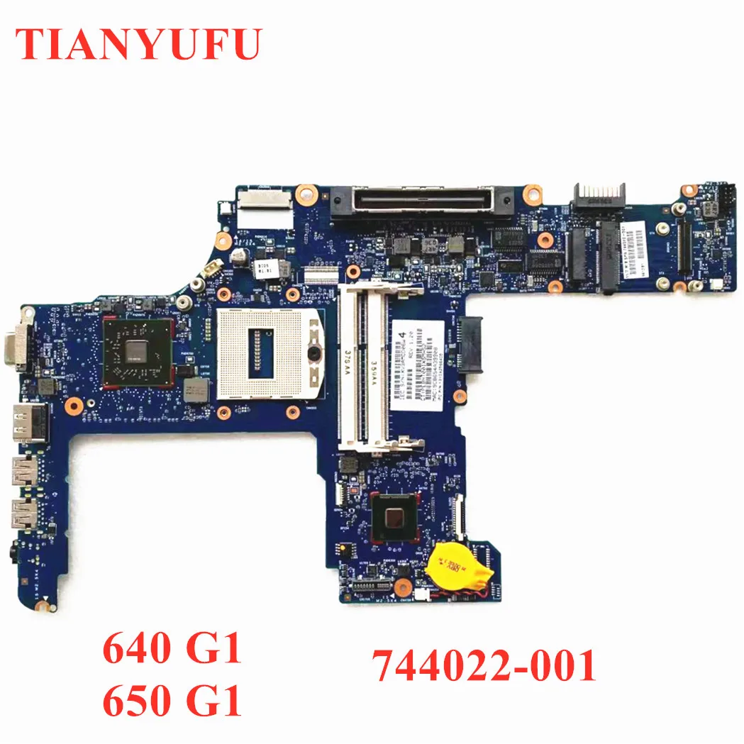 For HP ProBook 650 G1 640 G1 Laptop Motherboard HM86 DDR3L 744022-001 744022-501 HD 8750M 1GB Mainboard 100% test work