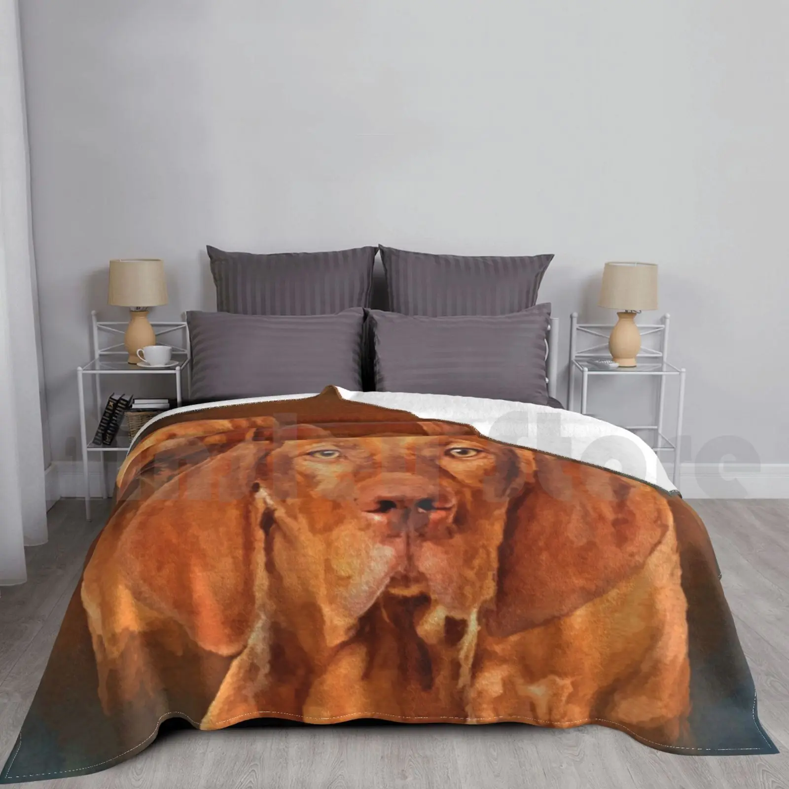 

Vizsla-Hungarian Pointer Collage Blanket Super Soft Warm Light Thin Vizsla Hungarian Vizsla Hungarian Hound Magyar