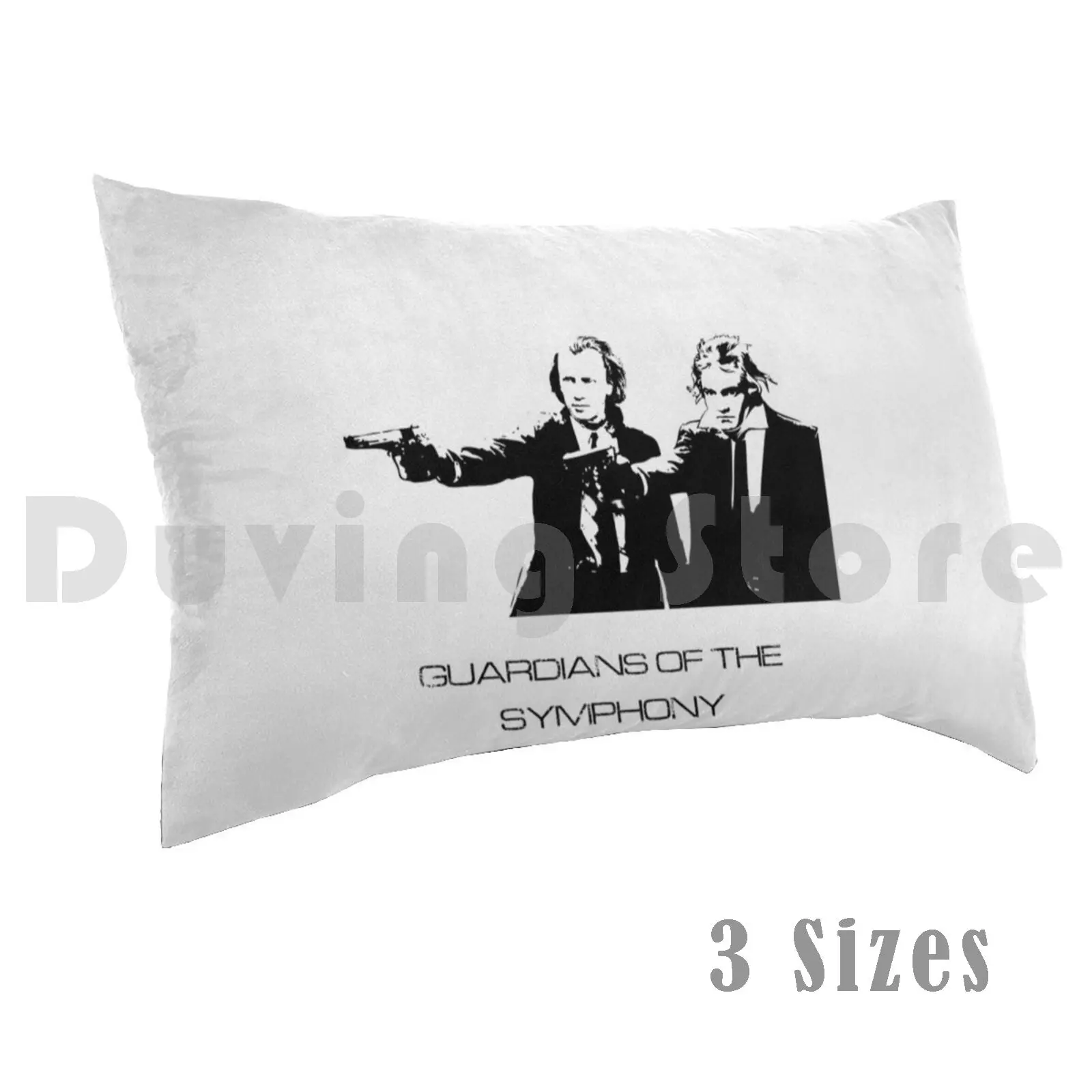 Brahms & Beethoven Guardians Of The Symphony Pillow Case DIY 50*70 Brahms Beethoven Mozart Chopin