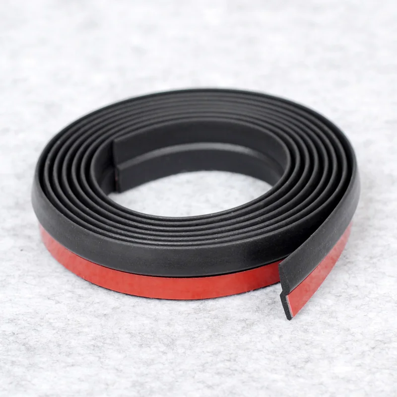 Car Door Rubber Seal Strips Z Shaped Trim Noise Insulation Epdm Weatherstrip Z Type Rubber Seal Car Wind Noise Reduction