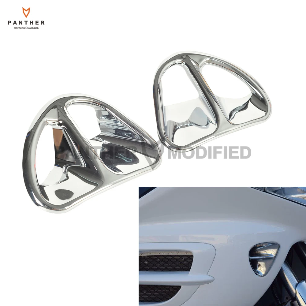 

Chrome Motorcycle Accessories Parts Fairing Air Intake Accents Grilles Case for Honda GL1800 Goldwing ABS 2001-2005