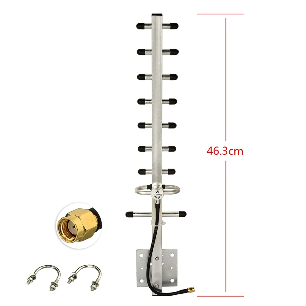 

Направленная антенна Superbat 12dbi 1990-2170 МГц, антенна Yagi, стандартная прямая Мужская антенна для 3G Wireless