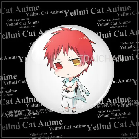 Kuroko's Basketball Kuroko Tetsuya Kagami Taiga Kise Ryota Anime 58mm Tinplate Badge Pin Gift 9pcs Souvenir Collect Decoration