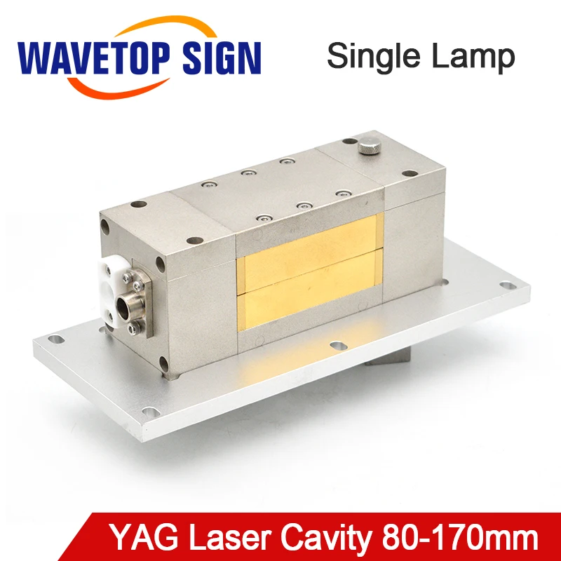 WaveTopSign Single Xenon Lamp Laser Cavity Reflect Cavity Gold Plating Length 80-170mm use for YAG Laser Welding Cutting Machine