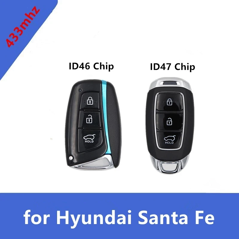 433MHz Intelligent Smart Remote Key for HYUNDAI Santa Fe Genesis Equus Azera Tucson IX45 Car Keyless Remote Key