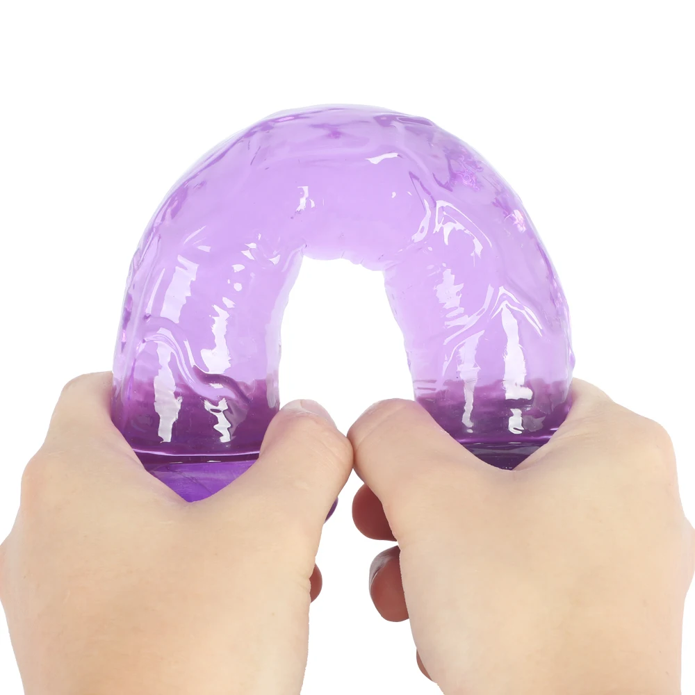 Soft Jelly Dildo Anal Butt Plug Realistic Penis Strong Suction Cup Dick Toy for Adult G-spot Orgasm Sex Toys for Women Lesbian