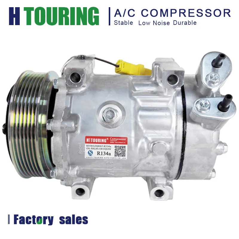 

For PEUGEOT 406 607 807 ac compressor 7V16 For CITROEN C5 C8 Xsara 9645440480 96860618 9686061780 96592321 1267 1850 1828 1802