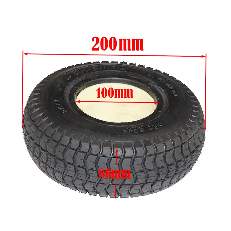 9x3.5-4 No-inflation Solid Tire 9 *3.50-4 Inch Tyre of Electric Small Surfing Four-Wheel Skateboard Beach Car wheel