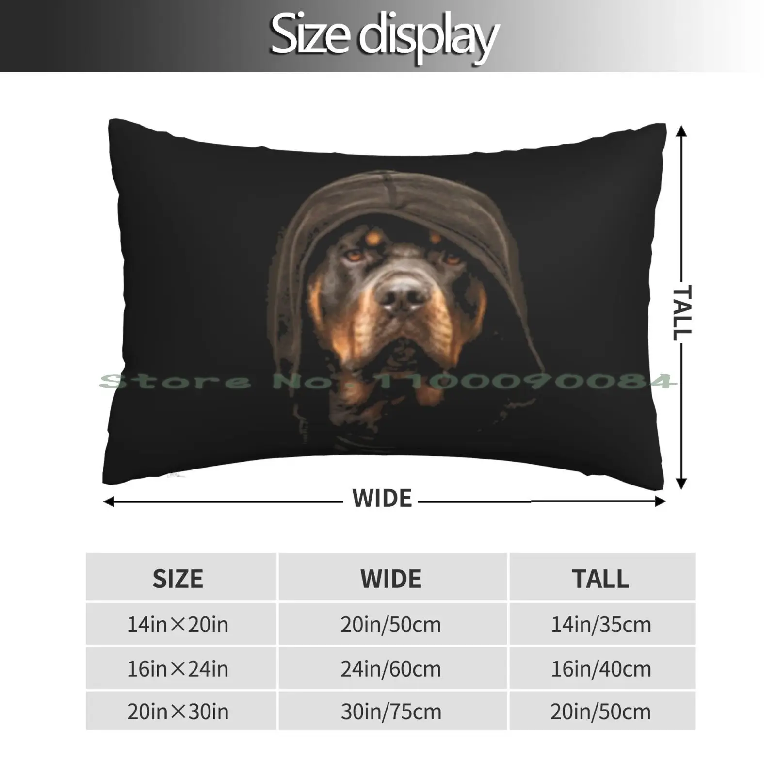 Hooded Rottweiler Pillow Case 20x30 50*75 Sofa Bedroom Typ 64 Cisitalia Type 360 Gl?ckler 356 Weidenhausen 550 Rs Gl?ckler 356