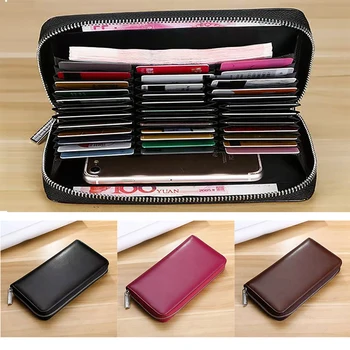 Universal Card Bag Wallet 36 Bit Card Bag Holder Bank ID Credit Card Pocket Cover Multi-function Phone Bag Unisex Portable Purse