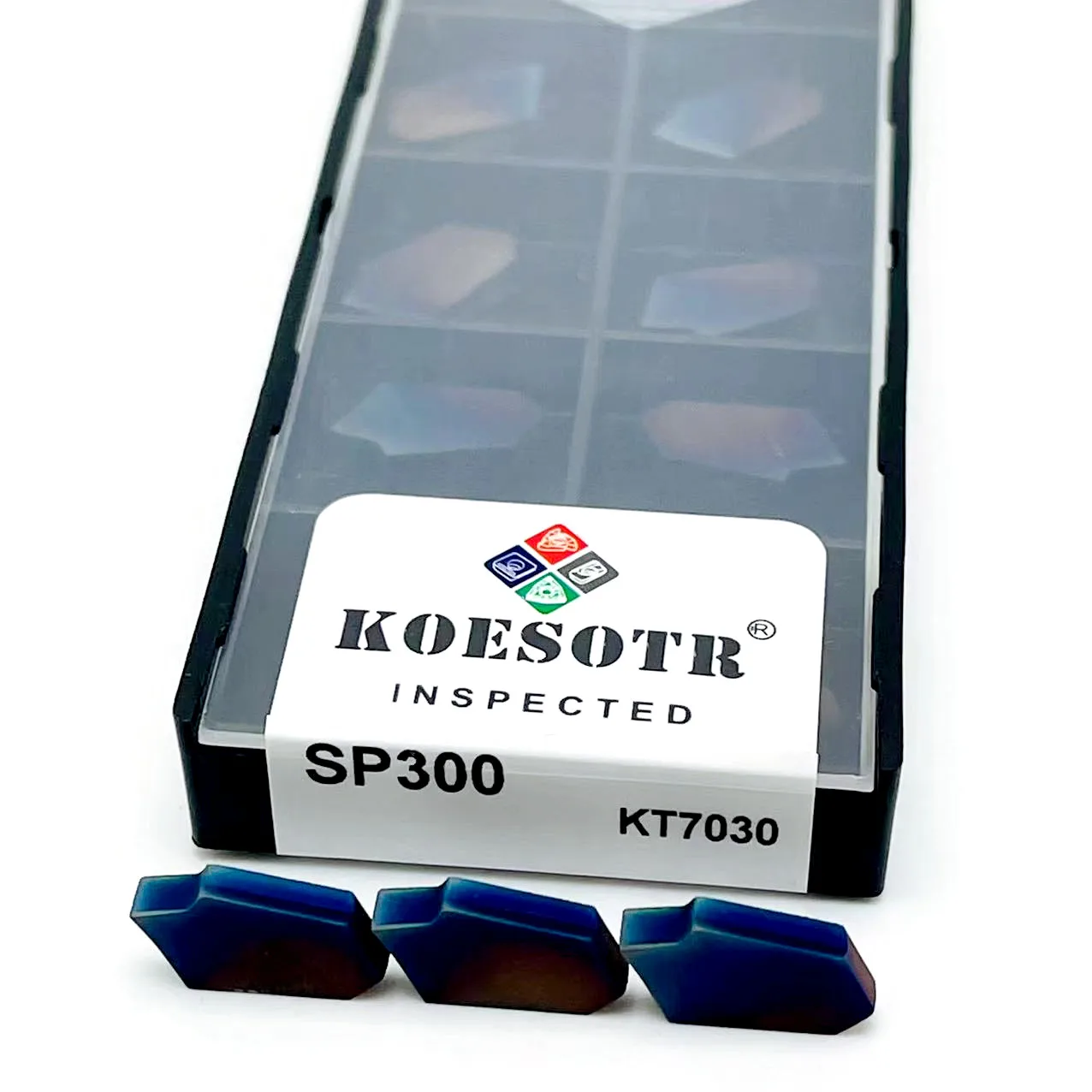 Outil de rainurage SP300 KT7030 coloré nano bleu, outil en alliage dur 3mm, outil de coupe en acier trempé, lame de fraisage SP 300