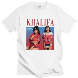 Fashion Sexy Mia Khalifa T Shirt Men Short Sleeve Callista Tshirt Graphic T-shirt Fans Tee Tops Clothing Gift Idea Merch