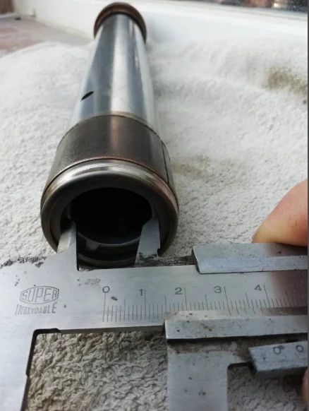 Tubi ammortizzatori anteriori Tubi forcella interni per Honda VFR800X 2011 43X599mm Sospensione freno Forcella Stanchion Gamba interna