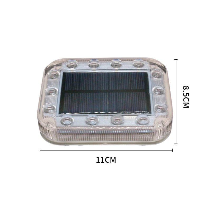 Automobile anti rear collision solar warning flash lamp seven color truck Flash LED non wiring strong magnet wide tail lamp