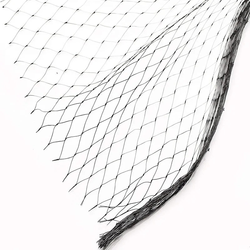 Black Anti Bird Netting Poultry Net Aviary For Vegetables Plants and Fruit Trees From Birds Deer