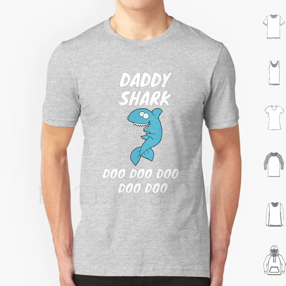 Doo Doo Doo Vintage T Shirt Print Cotton Unny Shark Daddy Of The Year Gooba Sixnine Cat Check Dogdad Girldad Happy Mothers Day
