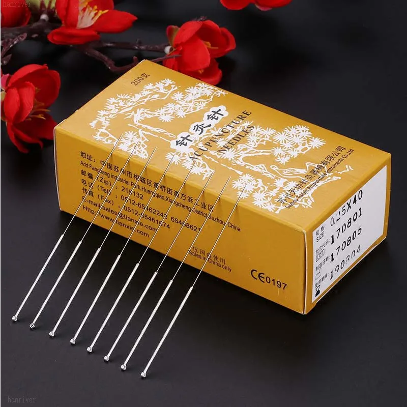 200pcs Skin care tools bacteria plastic handle one-off acupuncture needle