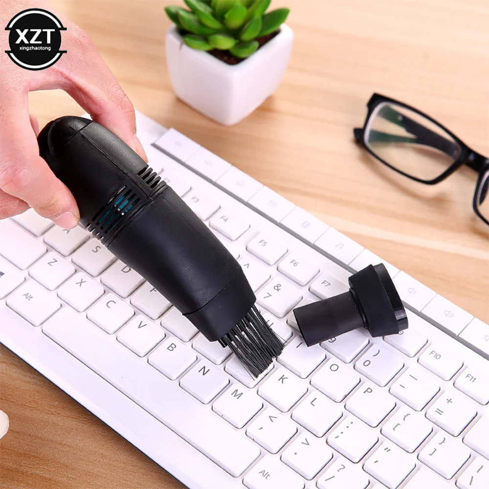 Keyboard Vacuum Cleaner USB Computer Dust Cleaning Brush Kit For Laptop Desktop PC Keyboards Remove Dust Brushes Cleaning Tool