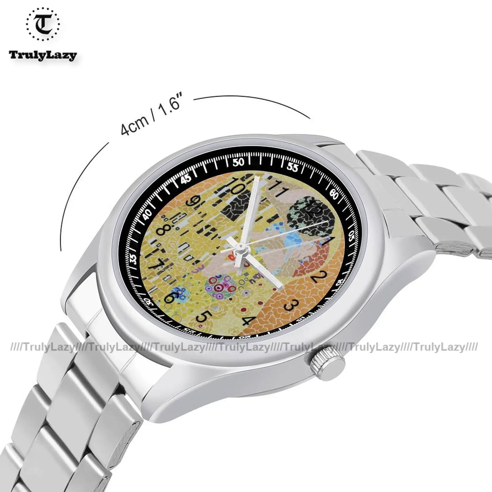 Klimt Quartz Watch Buy Cool Wrist Watch Stainless Woman Travel Photo Wristwatch