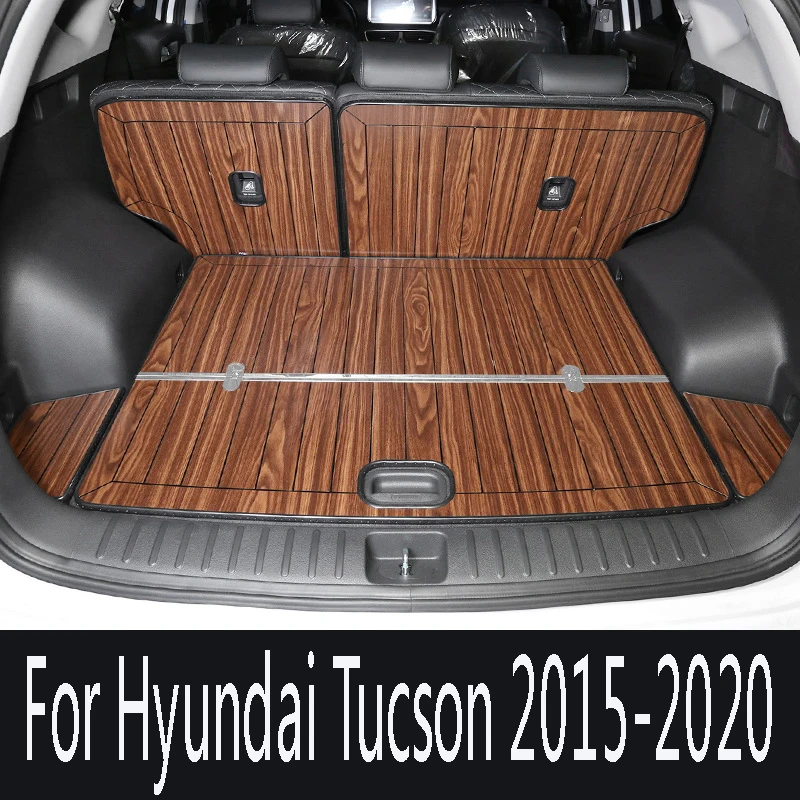 

For Hyundai Tucson 2015-2020 Wooden trunk mat wooden floor special automobile wooden floor ecological board foot pad