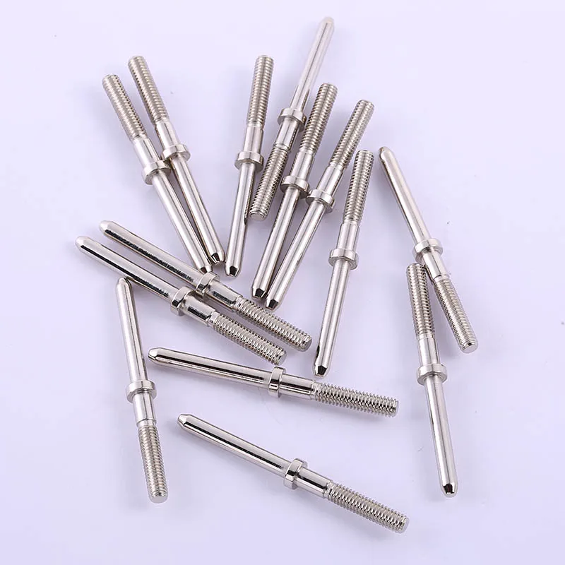 10PCS Guide Column Length 50mm Electronic Detection Positioning Column Metal Spring Test Positioning Pin Multi-Header