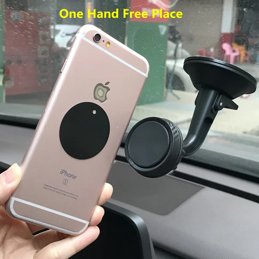 New Carbon Fiber Magnetic Holder Car Phone Holder Stand Mount Display Bracket Stand Support 360 Rotatable Car Holder Magnetic