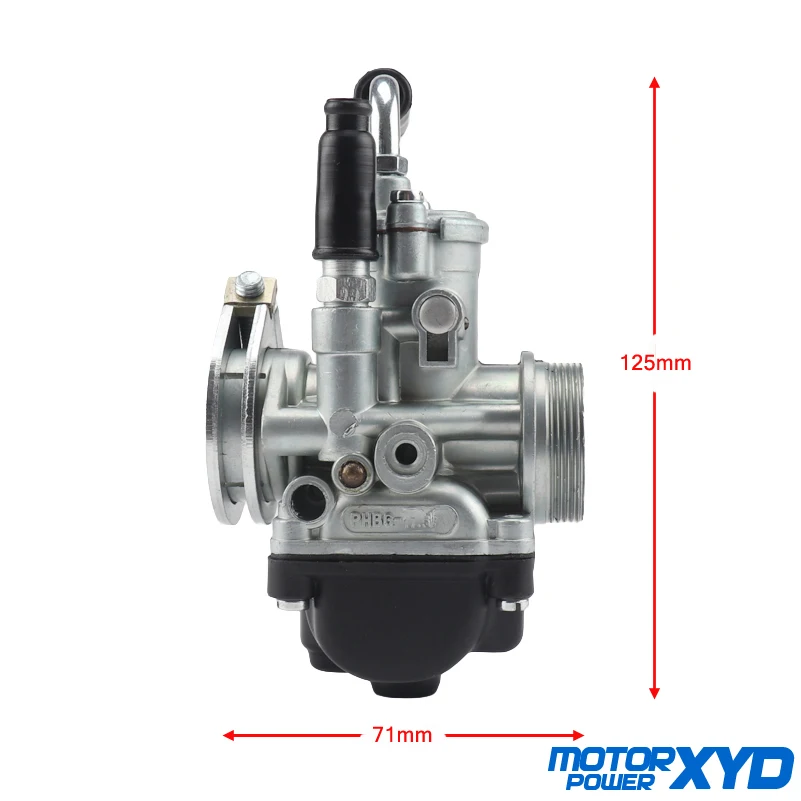 Motorcycle Phbg 17.5mm 19.5mm Racing Carburetor for Hand Choke Carburedor Carb Racing  Scooter Moped