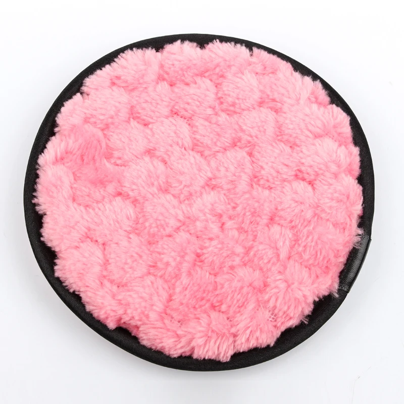 3 Pcs Fiber Makeup Remover Pad Reusable Face Clean Sponge Cloth Towel Cosmetic Puff Double layer Washable Cottons