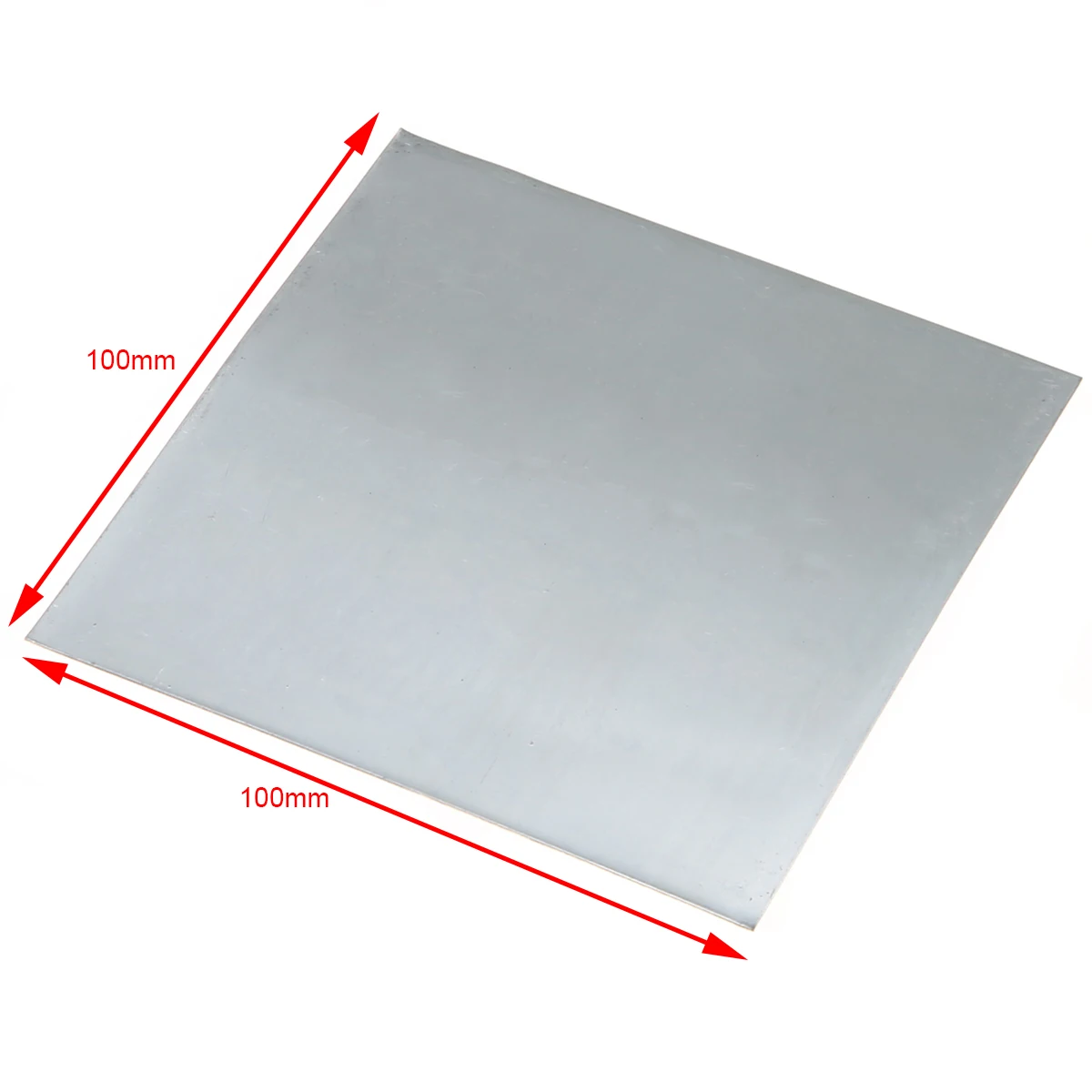 1pc 100*100*0.5mm High Purity Pure Zinc Zn Sheet Plate Metal Foil For Science Lab Accessories customize