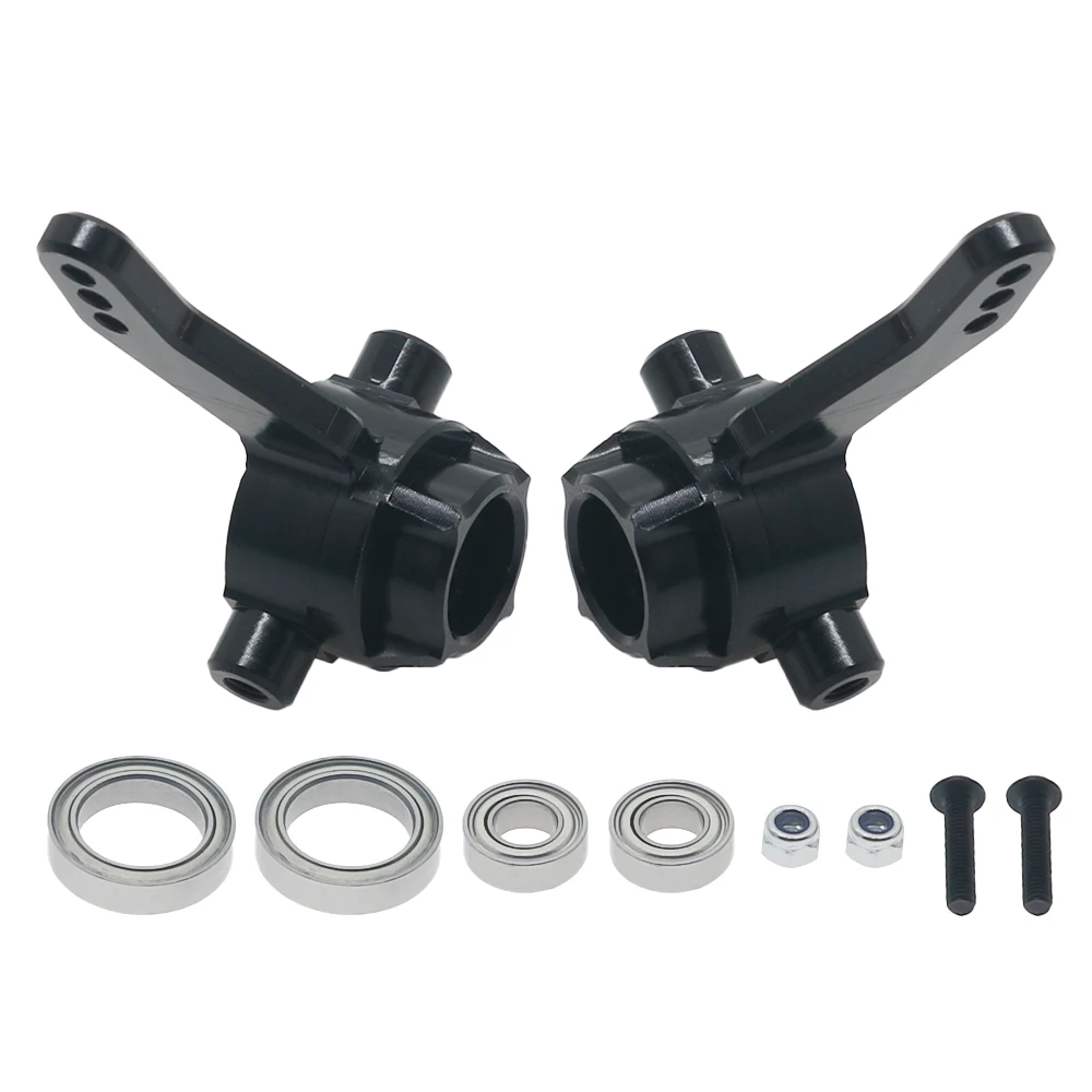 Alloy 2pcs/set alloy steering blocks for 1/10 ARRMA 3s&Mega550 Vorteks Senton Granite Big Rock Typhon upgrade part