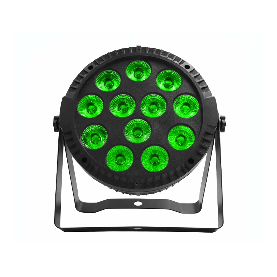 Imagem -03 - Alien-led Dmx Par Lights Stage Lighting Effect Wall Wash Lamp 12*10w Rgbw 4in dj Disco Party Teatro Férias Natal Dança Casamento