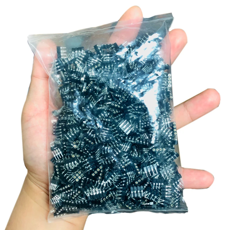 100/1000pcs Double 4Pin Needle 4pin RGB Connector Male Female type for 3528 5050 RGB LED Strip LED Accessories DIY Small Part