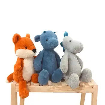 可愛飛龍毛絨玩具模擬狐狸恐龍毛絨玩具柔軟卡通霸王龍填充娃娃安撫寶寶兒童禮物 8 最佳銷售 恐龍絨毛玩具 - №8