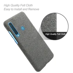 Cloth Cases For Samsung Galaxy A9 2018 Case Slim Retro Cloth Hard Phone Cover For Samsung Galaxy A9 A 9 2018 A920F A920 SM A920F