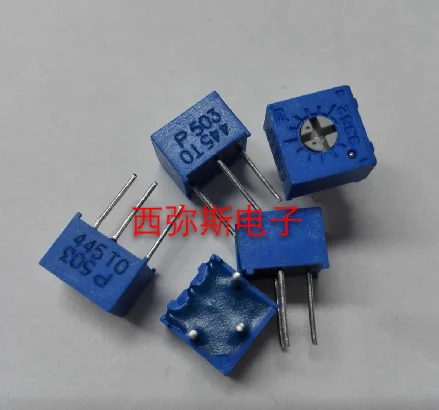 10 PCS BOURNS 3362 p - 1-503 lf potentiometer 1 k, 2 k, 5 k, 10 k 50 k to 100 k