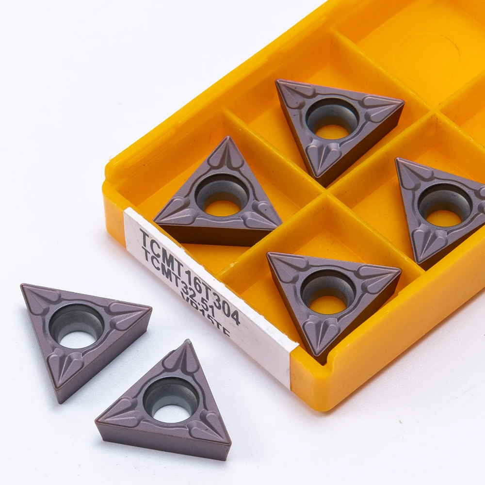 TCMT1102 TCMT16T308 TCMT16T304 US735 VP15TF UE6020 Carbide Kim Loại Công Cụ Chuyển CNC Máy Công Cụ Lập Chỉ Mục TCMT 16T308 16T304 1102